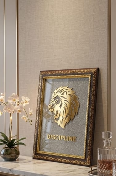 Discipline: Majestic Lion – Unbreakable King Pyrite Frame