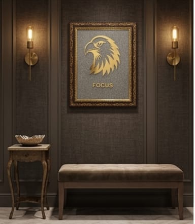 Focus: Eagle Blue-Eye Sentinel Pyrite Frame