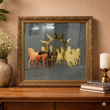 Oracle Horizon 7 Horses Pyrite Frames 14x14 inch