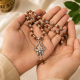 Shiv Rudraksha Mala with Om Shiva Trishul Pendant