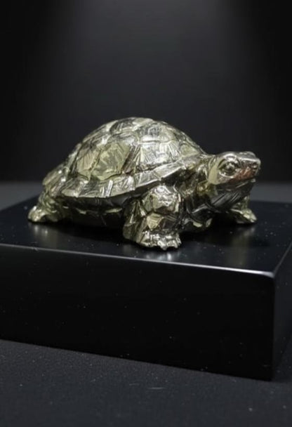 Pyrite Tortoise – The Guardian of Wealth, Stability & Long-Lasting Success