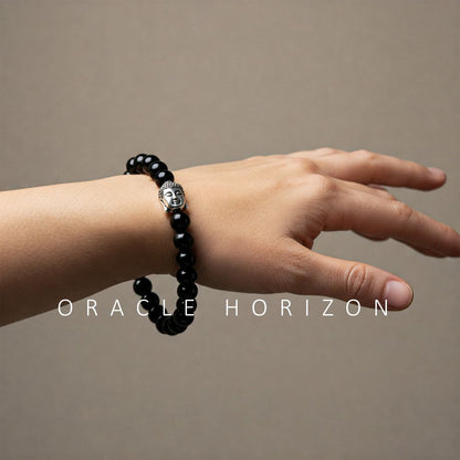 Black Obsidian  Crystal Bracelet | Lab Certified | For Evil Eye Protection - Unisex, 8 mm beads Bracelet