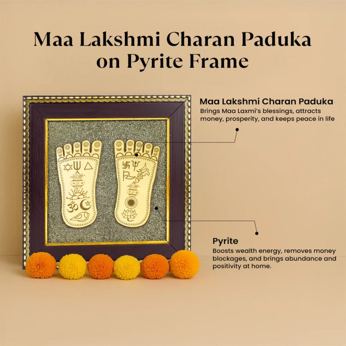 Oracle Horizon Lakshmi Charan Paduka on Pyrite Frame