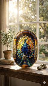 Peacock Pyrite Frame  – Luxury Prosperity & Elegance Frame
