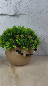 Career Boost  Crystal Bracelet | Lab Certified | Promotes Abundance, prosperity and financial Sucesss - Unisex, 8 mm beads Bracelet
