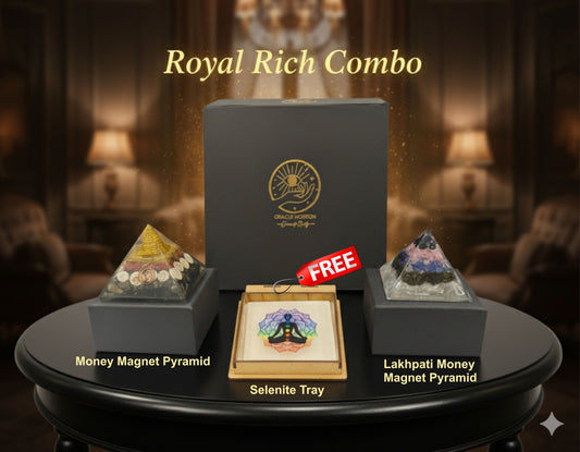 Oracle Horizon – Royal Rich Combo ✨Double the Abundance | Prosperity Combo with FREE Selenite Tray BUY 1 GET 2 FREE